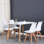 4pc white dining set