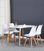 4pc white dining set